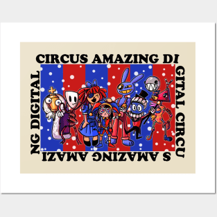 the amazing digital circus blk Posters and Art